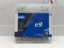KMC E9 9 Speed E-Bike Chain, Silver, 122 Link