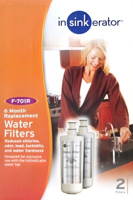 InSinkErator F-701R Wasserfilterkartusche 2er Pack Hot Tap 454L Ersatz