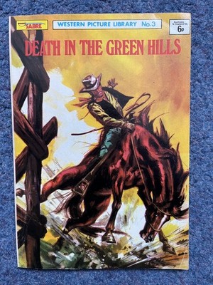 Sabre Western Picture Library Comic No. 3 Death in the Green Hills