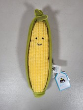 Jellycat Vivacious Sweetcorn Yellow Corn Cob Vegetable  8.5 Inch Plush