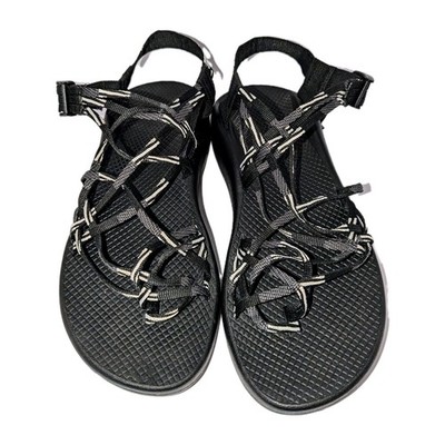 ★Chacha★ CHACO ZX/3 Sandals Scatter Shoes B&W Strappy Buckle Shoe