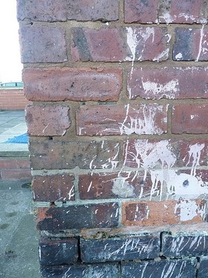 Foto 6x4 OS Benchmark - West Bromwich, 9 Richard St South kaum sichtbar c2016