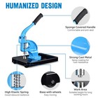 Yescom Grommet Tool Kit #0/#2/#4 Die Hole Puncher 900pcs Eyelets Press Machine — photo 8