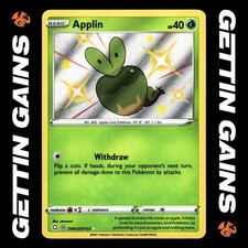 Applin - SV012/SV122 - Baby Shiny - Shining Fates - Pokemon Card - NM/M on eBay