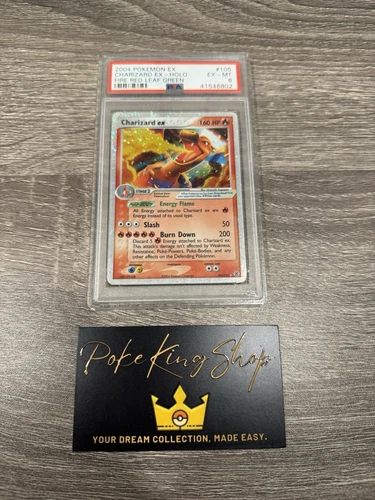 Pokemon Charizard ex EX Fire Red & Leaf Green Ultra Rare #105 PSA 6