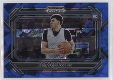 2023-24 Panini Prizm Draft Picks Blue Ice Variations 28/99 Tristan Vukcevic 1f7d