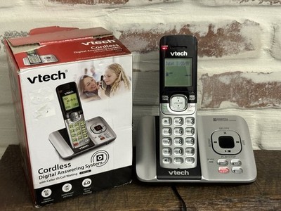 VTech Model CS6529 Digital Answering System w/ Cordless Handset SILVER/BLK