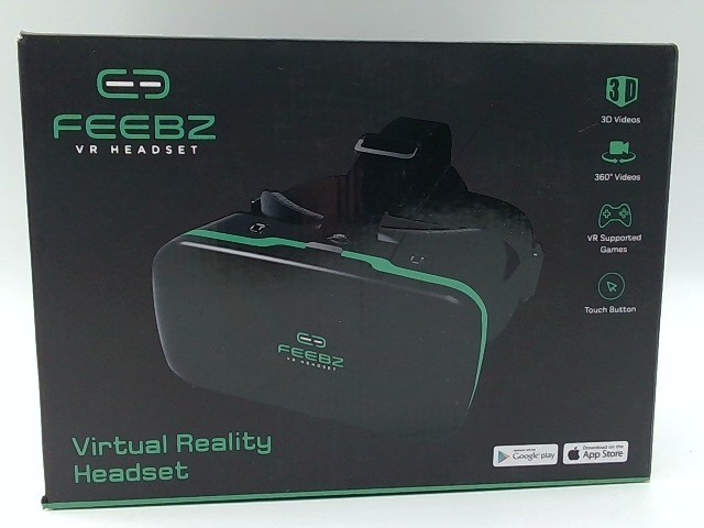 Headset Iphone Android 2.0 Feebz Virtual Reality Goggles Black - Product main view