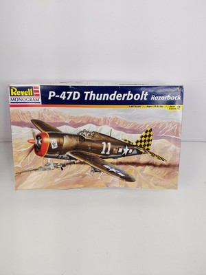  Revell Monogram P-47D Thunderbolt 1/48 scale Kit 325th CHECKERTAILS 