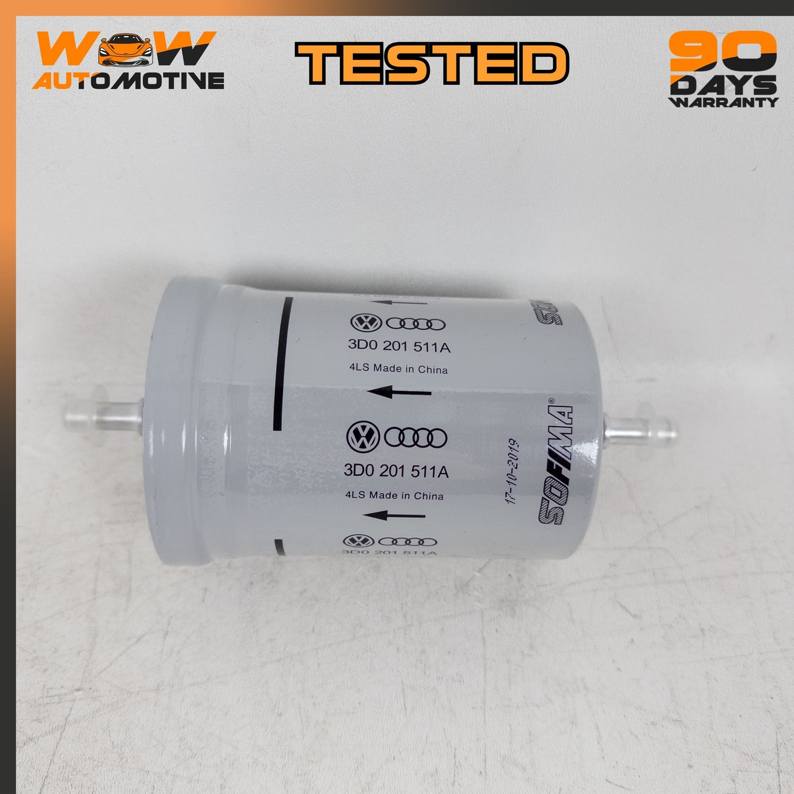 04-13 BENTLEY CONTINENTAL FLYING SPUR GTC GT FUEL GASOLINE FILTER ASSEMBLY OEM