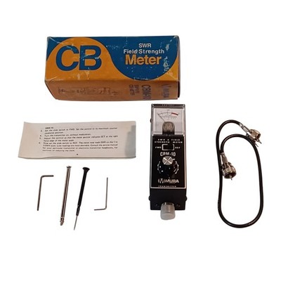 NOS Vintage Mura CB Meter Model CBM-10 SWR Field Strength