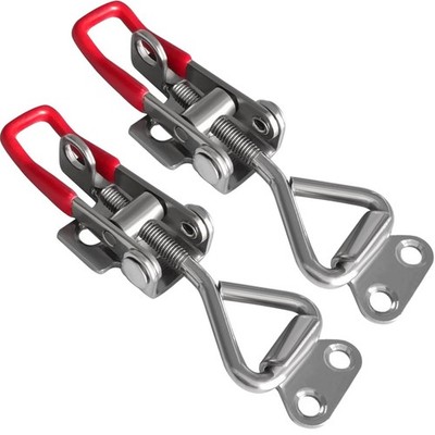 Toggle Latch Clamp 4001 with Lock Hole, 304 Stainless Steel Adjustable Heavy ...