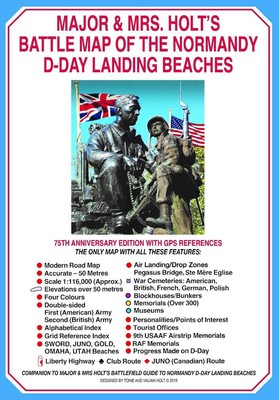 Major & Mrs Holt's Battle Map of The Normandy D-Day Landing Beaches (Map) by Ton