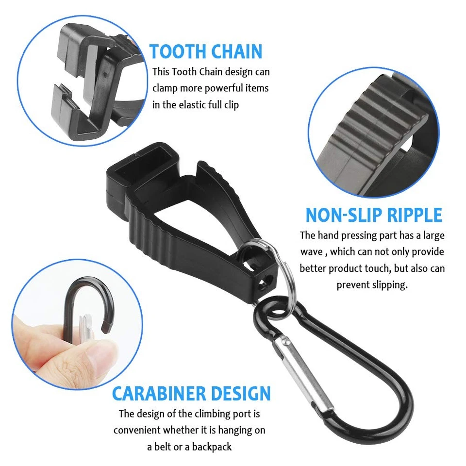 Handschuhhalter 4Pcs Halterung Für Feuerwehr Handschuh Glove Clip Handschuhe ... - Bild 4 von 4