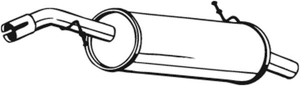 EndschalldäMpfer NachschalldäMpfer Bosal 135-715 FüR C2 CitroËN C3 1 16V-image