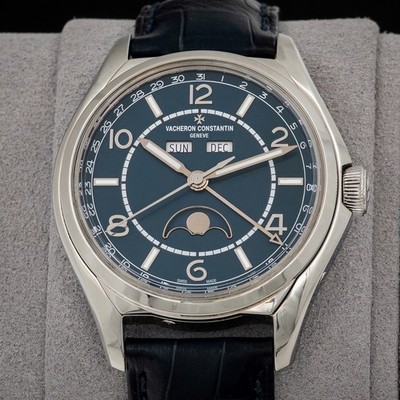 Vacheron Constantin Fiftysix Complete Calendar Blue Dial 4000E/000A-B548 B&P