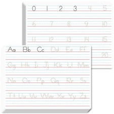 8 Packs Alphabet  Number Whiteboards, Double Sided Dry Erase Board Letters N...