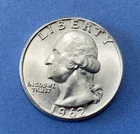 1962   X/FINE. ++.  SILVER GEORGE WASHINGTON QUARTER