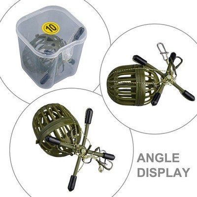 Angelhaken Feederhalter Fishhook Haken Karpfen Angeln Leicht Zu Ködern