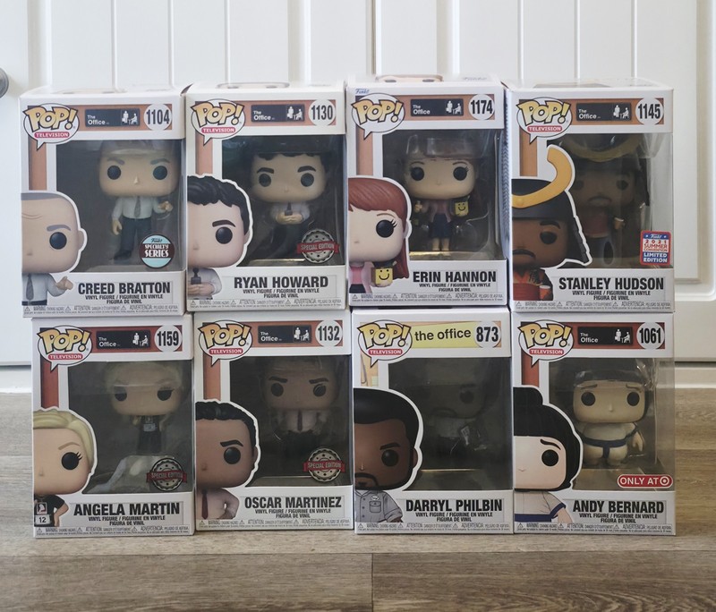 Funko Pop! The US Office Cheap Bundle Set of 8