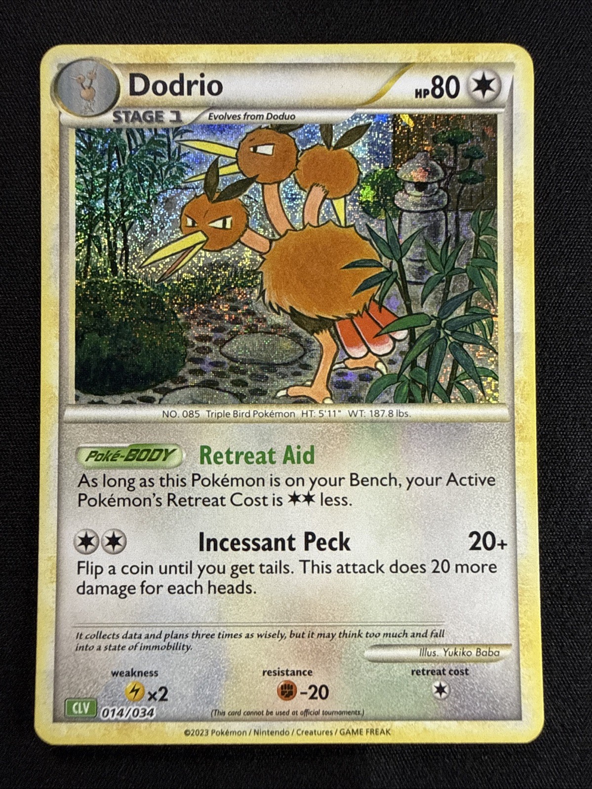 Dodrio 014/034 CLV Classic Collection Venusaur Deck Holo Pokémon TCG 2023 NM