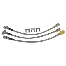 Brake Hose Kit Stainless Braided Front Disc Brake 1969-72 Chevelle El Camino 3pc