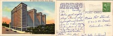 Vintage General Motors Building MI Postcard Used 51325