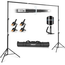10x10Ft Heavy Duty Backdrop Stand, Adjustable Banner Stand for Party