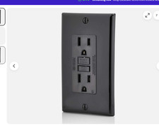 LEVITON GFNT1-E BLACK SMARTLOCKPRO SLIM GFCI ...