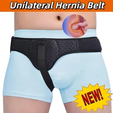 Men Inguinal Hernia Belt Post Surgery Support Truss Groin Adjustable Straps Band