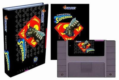 The Death and Return of Superman   SNES-Compatible Cartridge with Case & Manual