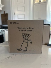 Courpal Vest-Style Dog Cone Collar. Size SMALL