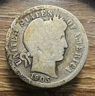1905-S Barber Dime - Actual Coin Shown - Free Shipping & Tracking INV#183
