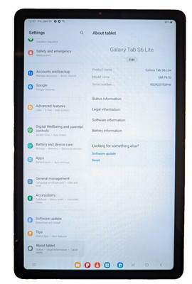Samsung Galaxy Tab S6 Lite SM-P610 64 GB, Wi-Fi 10.4 in - Gray - Very Good