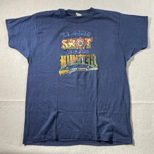 Vtg Screen Stars  Take Your Best Shot sleep with a Hunter Single Stitch Made USA