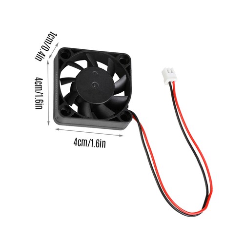 4010S Brushless Cooling Fan 24V DC 40 * 40 * 10mm With Ball Bearing 2Pin TDW - Afbeelding 3 van 6