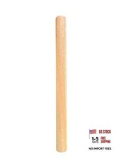 x2 Inch Wooden Dowel Rods - Unfinished Hardwood Sticks - 1