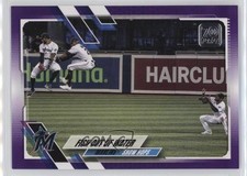2021 Topps Checklist Meijer Purple Lewis Brinson Starling Marte #530 05gv