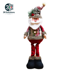 3 Pezzi Di Bambole Natalizie Decorative Di Natale Renna Pupazzo Di Neve Babbo Na