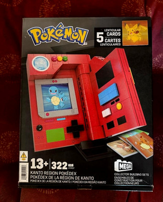 Pokemon MEGA Collector Building Sets- Kanto Region Pokedex