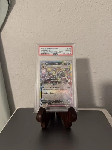 2025 POKEMON PLAY! POKEMON PRIZE PACK: SERIES 7 #060UMBREON EX PSA 8