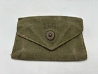 Original WW2 U.S. Military First Aid Carlisle Bandage Pouch WWII 1944 JQMD