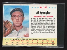 1963 Jell-O #185 Al Spangler - Hand Cut - See Scans - Set Break!