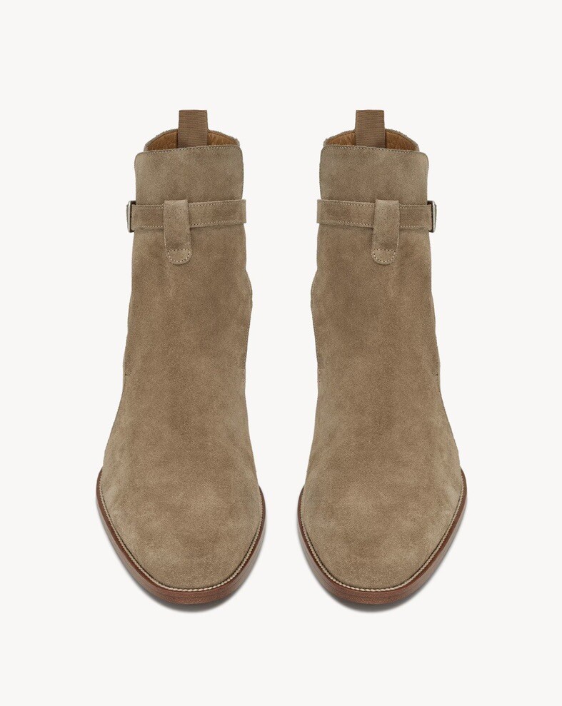 Stivali uomo Saint Laurent jodphur Cigar Eur 40 Usati