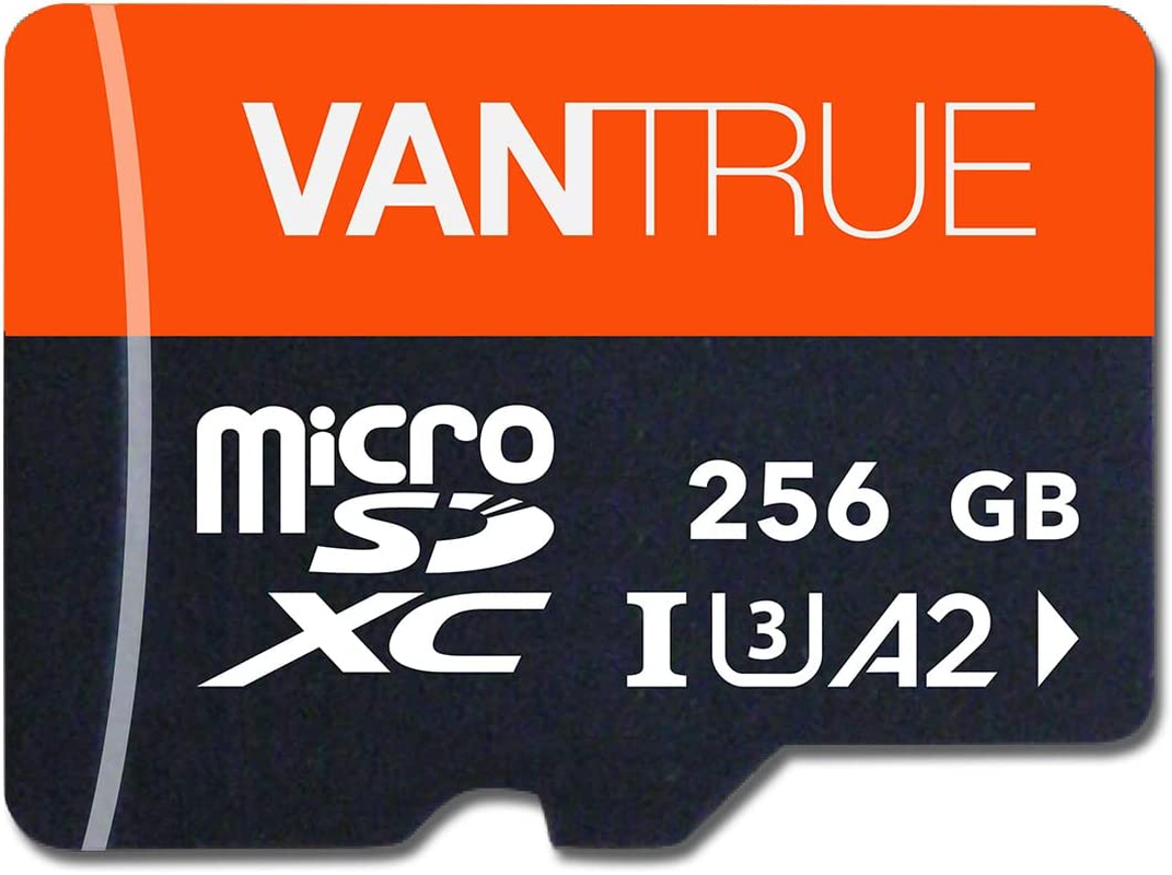 Vantrue 256GB Microsdxc UHS-I U3 4K UHD Video High Speed Transfer