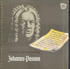 BACH St. John Passion RAMIN GIEBEL HOFFGEN HAFLIGER Eterna 820012+ 3LP Box GG1