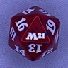 Magic MTG - Spindown / D20 / Life Counter - MAGIC 2021 CORE SET (M21) RED