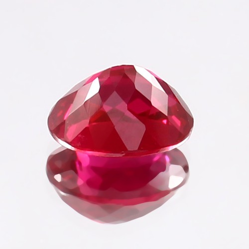 AAA Wonderfull Natural Blood Red Mozambique Ruby Oval Loose Gemstone Cut 9x7 MM - Picture 4 of 4