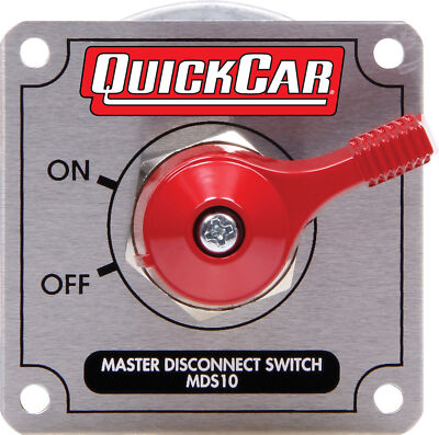 #ad Quickcar For Master Disconnect High Amp 4 Post Silver Plate $77.95