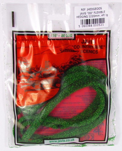 Javis OO Gauge Flexible Model Railway Hedging - 1220mm (4ft) Long, Green